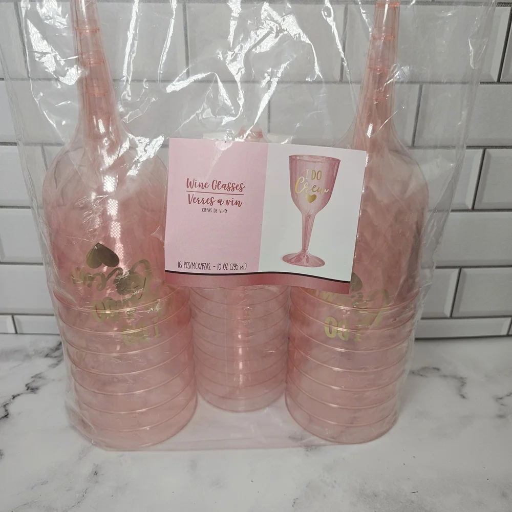 Pink Bridal Party Supplies Set
